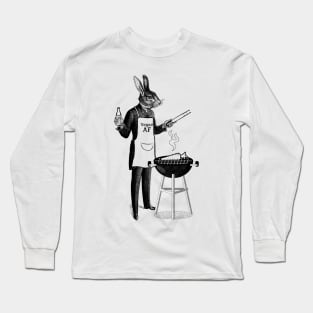 Bunny BBQ (Vegan AF) Long Sleeve T-Shirt